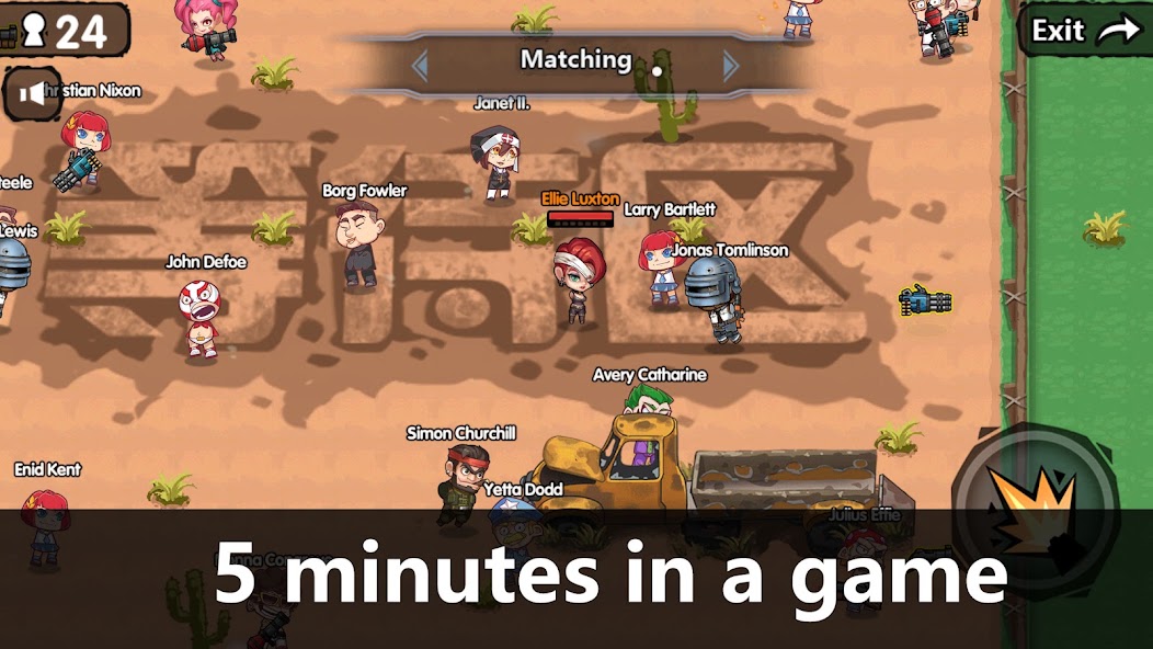 Official Survival Battleground characters and combat screenshot
